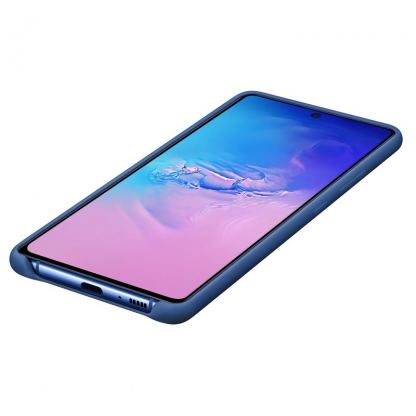 Samsung Silicone Cover Case EF-PG770TLEGEU - оригинален силиконов кейс за Samsung Galaxy S10 Lite (син) 2