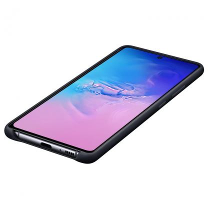Samsung Silicone Cover Case EF-PG770TBEGEU - оригинален силиконов кейс за Samsung Galaxy S10 Lite (черен) 3