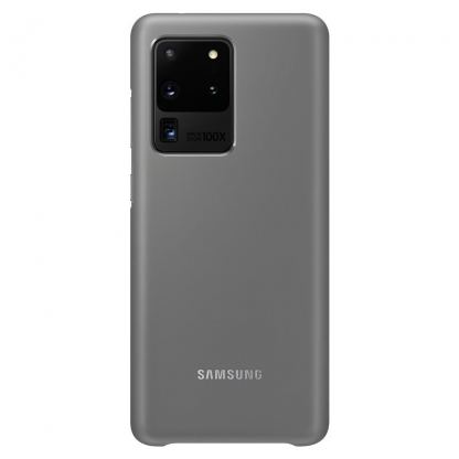 Samsung LED Cover EF-KG988CJ - оригинален заден кейс, през който виждате информация от Samsung Galaxy S20 Ultra (сив) 2