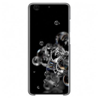 Samsung LED Cover EF-KG988CJ - оригинален заден кейс, през който виждате информация от Samsung Galaxy S20 Ultra (сив) 3