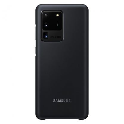 Samsung LED Cover EF-KG988CB - оригинален заден кейс, през който виждате информация от Samsung Galaxy S20 Ultra (черен) 3