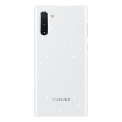 Samsung LED Cover EF-KN970CW - оригинален заден кейс, през който виждате информация от Samsung Note 10 (бял) 2