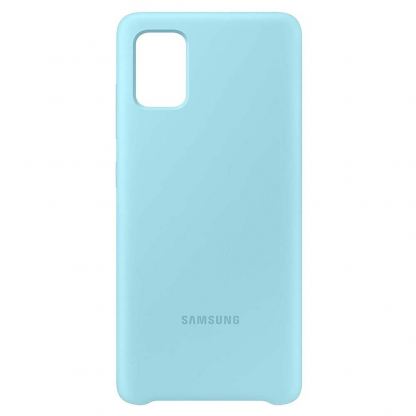 Samsung Silicone Cover EF-PA715TLEGEU - оригинален силиконов кейс за Samsung Galaxy A71 (син) 3