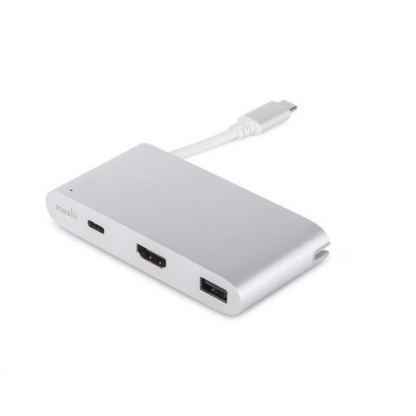 Moshi USB-C Multiport Adapter - адаптер за свързване от USB-C към HDMI 4K, USB-C, USB-A 7