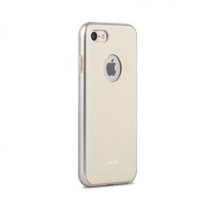 Moshi iGlaze Case - тънък удароустойчив хибриден кейс за iPhone SE 2020, iPhone 7, iPhone 8 (жълт) 8