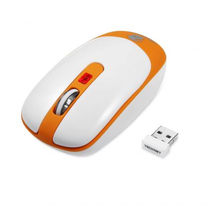 Tecknet Office Slim X600 2.4G  - комплект водоустойчива клавиатура и безжична мишка за офиса (бял) 2