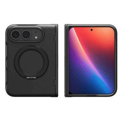 Хибриден кейс с най-висока степен на защита за iPhone Duo - Spigen Slim Armor Pro S MagSafe Case (black) 9