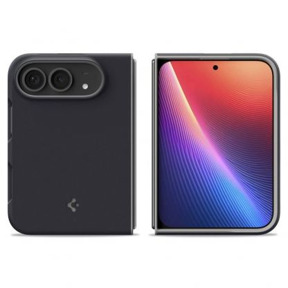 Качествен поликарбонатов кейс с MagSafe за iPhone Duo - Spigen Nano Pop MagSafe Case (black sesame) 4