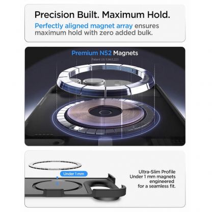 Хибриден кейс с най-висока степен на защита за iPhone Duo - Spigen Tough Armor Pro MagSafe Case (black) 18