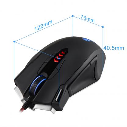 TeckNet M008 Laser Gaming Mouse - геймърска лазерна мишка (за Mac и PC) 5
