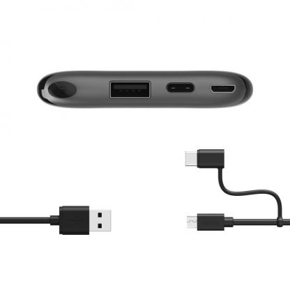 Външна батерия HAMA LED10S, 10000 mAh, Черен,Li-Polymer 2