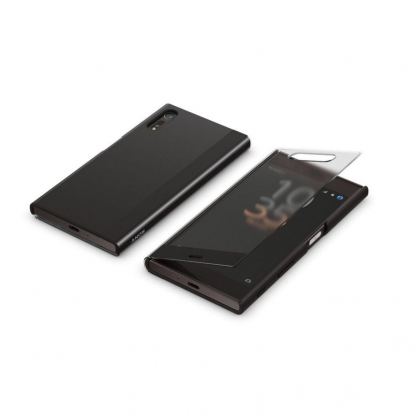 Sony Smart Style Cover SCTF10 - оригинален кейс с активен акапак за Sony Xperia XZ (черен) 2
