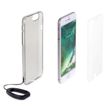 Torrii Healer Case - самовъзстановяващ се поликарбонатов кейс и калено стъкло за iPhone 7 Plus, iPhone 8 Plus (прозрачен) 3
