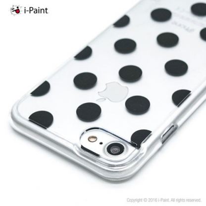 iPaint Glamour Pois Case - дизайнерски TPU кейс за iPhone SE 2020, iPhone 7, iPhone 8 (прозрачен) 2