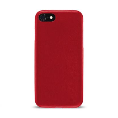 Artwizz Leather Clip Case - кожен кейс (естествена кожа) за iPhone SE 2020, iPhone 7, iPhone 8 (червен) 2