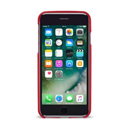 Artwizz Leather Clip Case - кожен кейс (естествена кожа) за iPhone SE 2020, iPhone 7, iPhone 8 (червен) 3