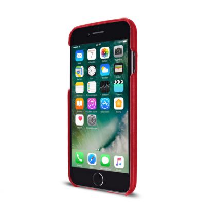 Artwizz Leather Clip Case - кожен кейс (естествена кожа) за iPhone SE 2020, iPhone 7, iPhone 8 (червен) 4