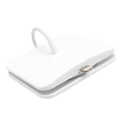 Bluelounge Lightning Cable Rolio Wall Dock - адаптер за организиране на кабели, превръщането им в док станция или поставка за стена (бял) 2