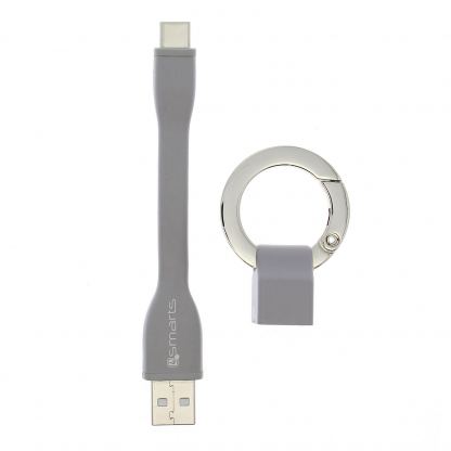 4smarts KeyRing USB-C Cable - кабел тип ключодържател за всички устройства с USB-C (10 см) 3