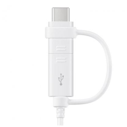 Samsung USB Combo Cable EP-DG930 - оригинален кабел с MicroUSB и USB-C конектори 2