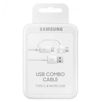 Samsung USB Combo Cable EP-DG930 - оригинален кабел с MicroUSB и USB-C конектори 4