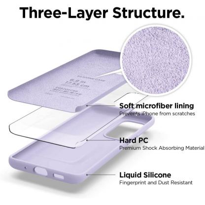 Elago Silicone Case - силиконов (TPU) калъф за Samsung Galaxy S20 Ultra (лилав) 6