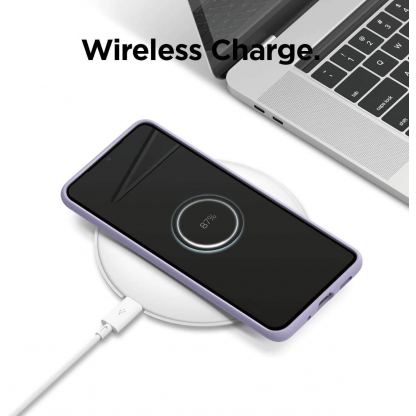 Elago Silicone Case - силиконов (TPU) калъф за Samsung Galaxy S20 Ultra (лилав) 7