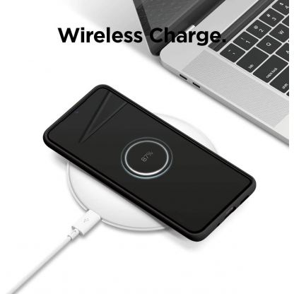 Elago Silicone Case - силиконов (TPU) калъф за Samsung Galaxy S20 Ultra (черен) 8