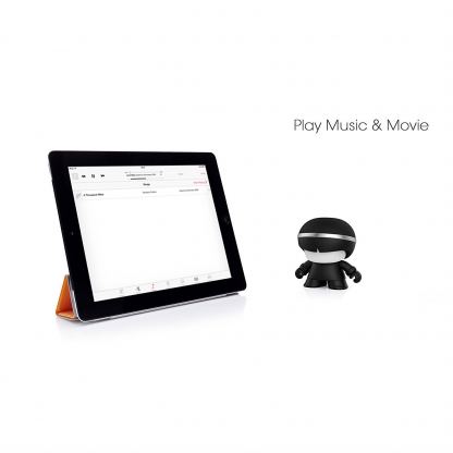 Xoopar Boy Mini Bluetooth Speaker - дизайнерски безжичен Bluetooth спийкър за мобилни устройства (черен) 4