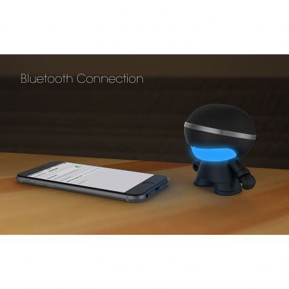Xoopar Boy Mini Bluetooth Speaker - дизайнерски безжичен Bluetooth спийкър за мобилни устройства (черен) 9