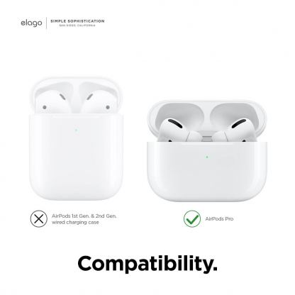 Elago Airpods Pro Secure Fit - антибактериални силиконови калъфчета за Apple Airpods Pro (4 броя) (розов-лилав) 7