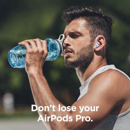 Elago AirPods Pro EarHooks - силиконови кукички за Apple AirPods Pro (розов) 2