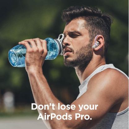 Elago AirPods Pro EarHooks - силиконови кукички за Apple AirPods Pro (лилав) 2