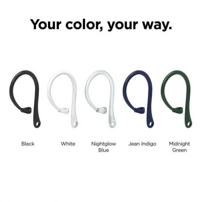 Elago AirPods Pro EarHooks - силиконови кукички за Apple AirPods Pro (лилав) 4