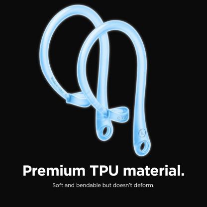 Elago AirPods Pro EarHooks - силиконови кукички за Apple AirPods Pro (фосфоресциращ) 6