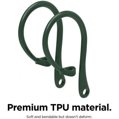 Elago AirPods Pro EarHooks - силиконови кукички за Apple AirPods Pro (зелен) 5