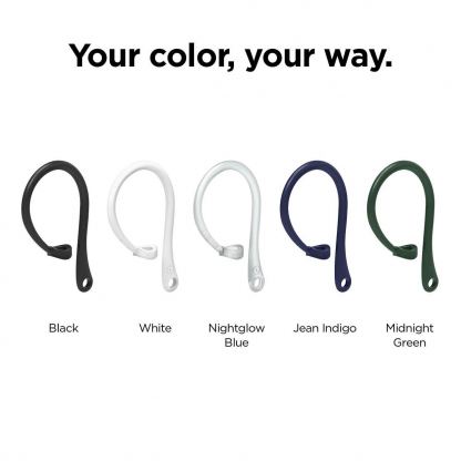 Elago AirPods Pro EarHooks - силиконови кукички за Apple AirPods Pro (тъмносин) 9