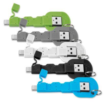 4smarts Basic KeyLink Lightning Cable - кабел тип ключодържател за всички устройства с Lightning конектор (8.5 см) (зелен) 2