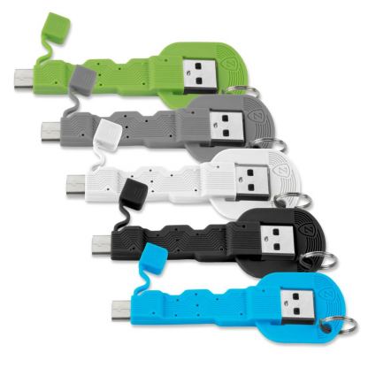 4smarts Basic KeyLink USB-C Cable - кабел тип ключодържател за всички устройства с USB-C (8.5 см) (бял) 2