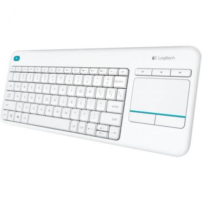Logitech Wireless Touch Keyboard K400 Plus  - безжична клавиатура за TV, Таблет, Телефон, смарт телевизори (бял) 2