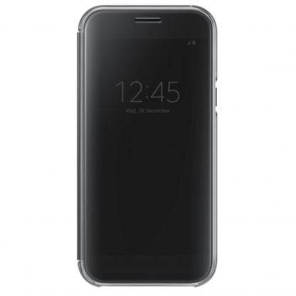 Samsung Clear View Cover EF-ZA520CBEGWW - оригинален кейс през който виждате информация от дисплея за Samsung Galaxy A5 (2017) (черен) 2