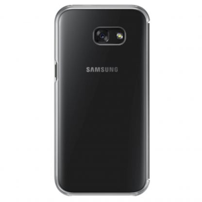 Samsung Clear View Cover EF-ZA520CBEGWW - оригинален кейс през който виждате информация от дисплея за Samsung Galaxy A5 (2017) (черен) 3