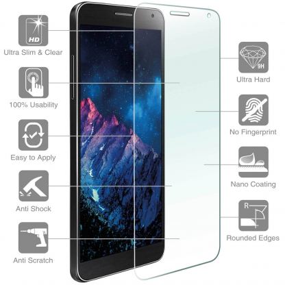 4smarts 360° Protection Set - тънък силиконов кейс и стъклено защитно покритие за дисплея на iPhone 7, iPhone 8 (черен) 3