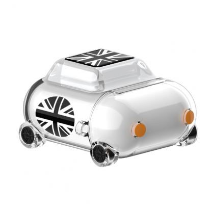 SwitchEasy MoveBuddy AirPods Case - силиконов калъф за Apple Airpods и Apple Airpods 2 with Wireless Charging Case (прозрачен)  3