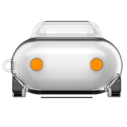 SwitchEasy MoveBuddy AirPods Case - силиконов калъф за Apple Airpods и Apple Airpods 2 with Wireless Charging Case (прозрачен)  4