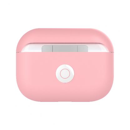 SwitchEasy Colors Duo Caps Case - силиконов калъф за Apple Airpods Pro (розов-светлосин)  2
