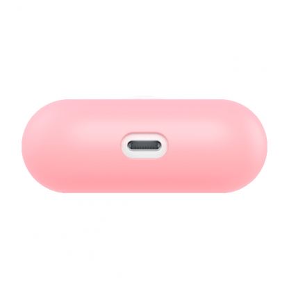 SwitchEasy Colors Duo Caps Case - силиконов калъф за Apple Airpods Pro (розов-светлосин)  5