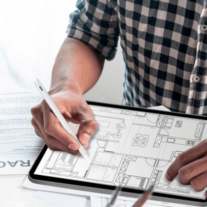 SwitchEasy EasyPencil Pro (USB-C port) - професионална писалка за iPad (модели 2018-2020) (черен) 5