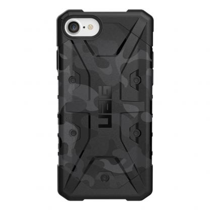 Urban Armor Gear Pathfinder - удароустойчив хибриден кейс за iPhone SE (2020), iPhone 8, iPhone 7 (черен-камуфлаж) 2