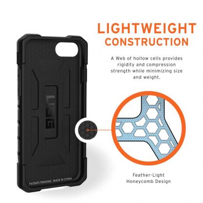 Urban Armor Gear Pathfinder - удароустойчив хибриден кейс за iPhone SE (2020), iPhone 8, iPhone 7 (черен-камуфлаж) 5